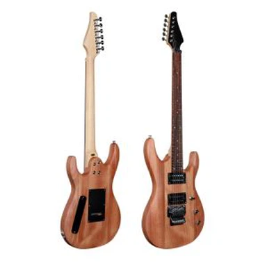 E-Gitarre aus Mahagoni